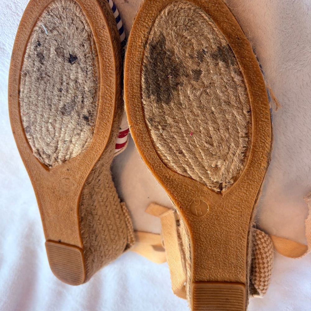 Coach Multicolor Patchwork Espadrille Wedges (Siz… - image 4